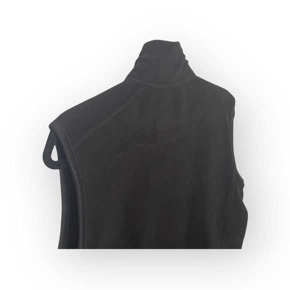 new Cutter & Buck 𖦹 Full Zip Soft Warm Cozy Classic Fleece Vest 𖦹 Black 𖦹 Large - Picture 7 of 15